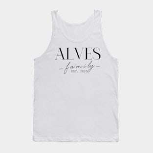 Alves Family EST. 2020, Surname, Alves Tank Top